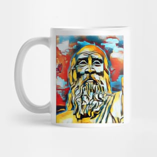 Diogenes Abstract Portrait | Diogenes Artwork 4 Mug